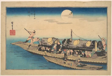 Der Fluss Yodo, aus der Serie Berühmte Orte von Kyoto (Kyoto meisho no uchi, Yodo-gawa)