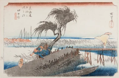 Yokkaichi, Tafel 44 aus der Serie: Die dreiundfünfzig Stationen der Tokaido-Straße