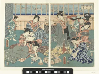 Eine zeitgenössische Version der Genji-Geschichte (Mitate Genji shinasadame)
