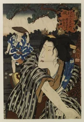 Bandō Shūka I. als Ehefrau Otatsu