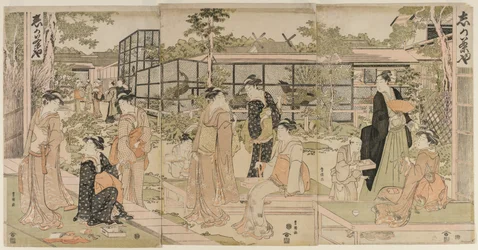 Besucher des Shika-Tehauses, frühe 1790er Jahre