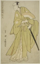 Otawaya: Onoe Matsusuke I als Oboshi Yuranosuke, aus der Serie „Porträts von Schauspielern auf der Bühne (Yakusha butai no sugata-e)“