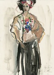 Lebhafte Blumenmode