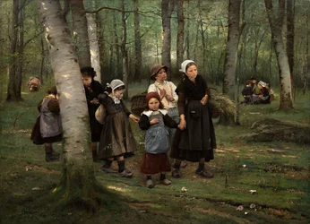 Kinder im Wald, 1891
