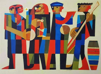 Vier Musiker