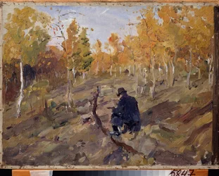 Konstantin Korovin bei der Arbeit