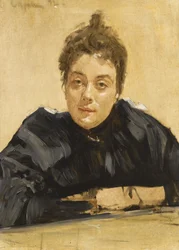 Porträt der Künstlerin Maria Yakunchikova-Weber