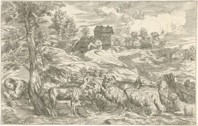 Landschaft mit schlafendem Hirten (Opera Selectiora)