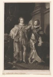 Porträt von George IV und Friedrich von York als Kinder