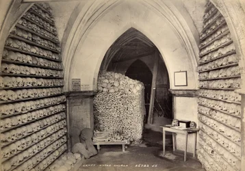 Krypta, St. Leonards Kirche, Hythe, Kent, ca. 1900