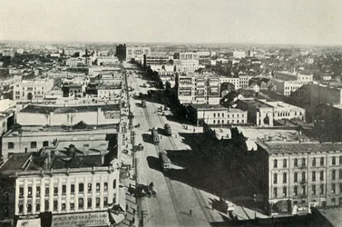 Winnipeg Heute, Blick auf die Main Street. - Das schnelle Wachstum des modernen Kanada, ca. 1930