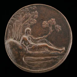 Bembo an einem Bach [Rückseite], wahrscheinlich 1532