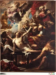 Martyrium des hl. Laurentius auf dem Rost