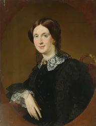Porträt von N.I. Panina, 1855