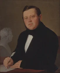 Porträt des Autors Mikhail Zagoskin 1789-1852