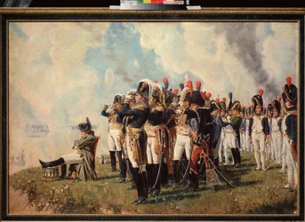 Napoleon auf den Höhen von Borodino