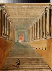 Die große Treppe des Winterpalastes in Sankt Petersburg