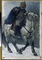 Alexander Suworow zu Pferd