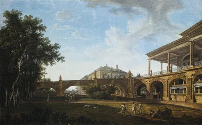 Rampe der Cameron-Galerie im Park von Zarskoje Selo, 1794