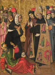 Der heilige Augustinus im Streit mit den Ketzern
