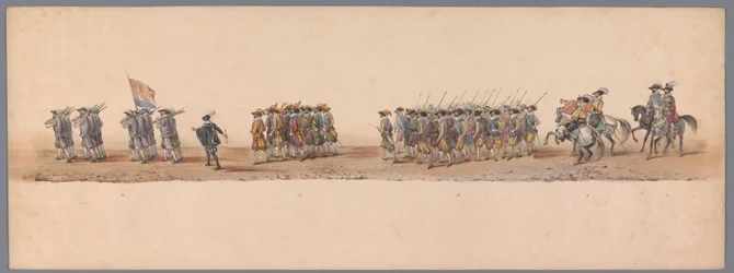 Historischer Umzug zum zweihundertjährigen Jubiläum der Universität Utrecht, 1836 (Tafel 4)