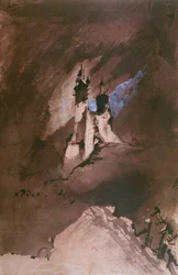 Erinnerung an ein Schloss in den Vogesen, 1857
