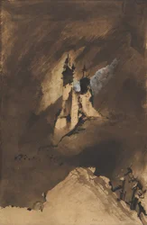Erinnerung an ein Schloss in den Vogesen, 1857