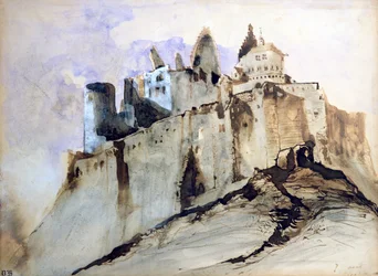 Das Schloss von Vianden, 1871