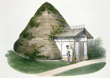 Das Eishaus in Courbeton, Illustration aus 