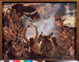 Das Steinzeitalter, Ein Festmahl