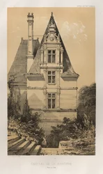 Architektur Pittoresque oder Denkmäler des 15. und 16. Jahrhunderts: Schlösser Frankreichs des 15. und 16. Jahrhunderts: Pl. 37, Schloss von La Ranciere (Maine-et-Loire)