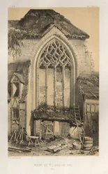 Pl.17, Ruine De St. Jean-Le-Bas Aisne, 1860