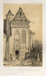 ...Pl.2, Portal der Kirche von Villiers Sur-Tholon Yonne, 1860