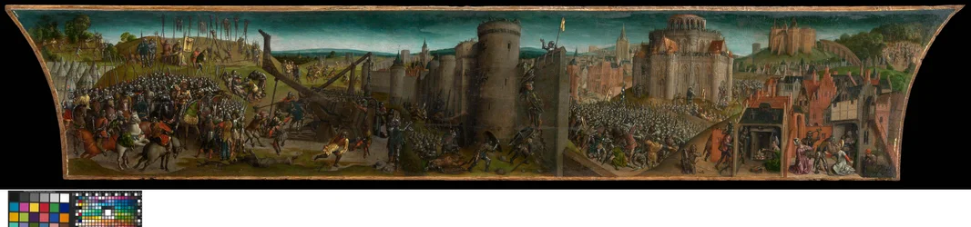 Eroberung Jerusalems durch Titus (Predella)