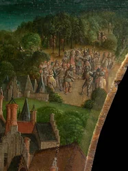 Eroberung Jerusalems durch Titus (Predella)