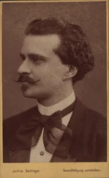 Porträt des Komponisten Eduard Strauss 1835-1916, 1874