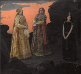 Drei Königinnen des unterirdischen Königreichs, 1879