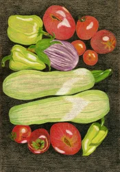 Frische Gartenernte