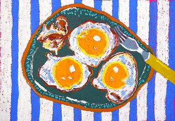 Spiegelei-Frühstück