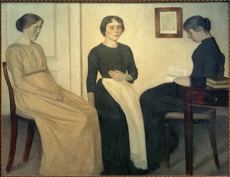 Drei junge Frauen