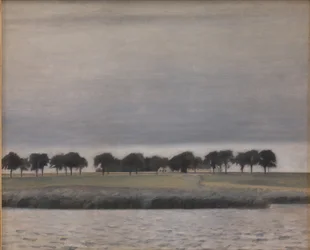 Vorstudie zu "Solregen. Gentofte See"