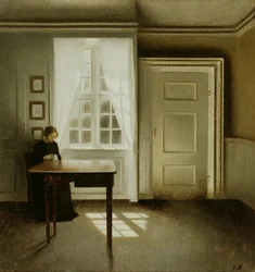 Interieur mit einer Dame, 1901