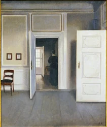 Frau in einem Interieur, Strandgrade 30, 1901