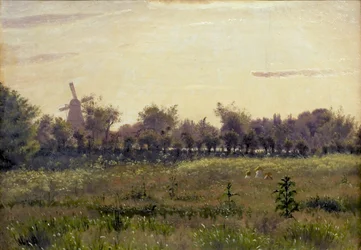 Wiese bei der Künstlerwohnung an der Farimagsvej