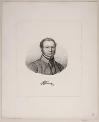 Porträt von Johan Christopher Hoffmann