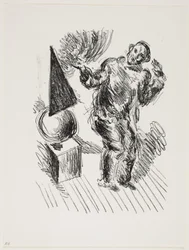 Demonstration des Kubismus