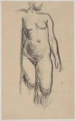 Stehendes weibliches Modell