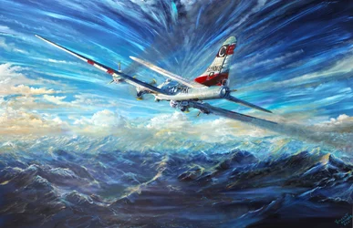 B17G Schweizer Landung 