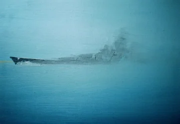 Scharnhorst im Morgennebel Channel Dash 1942