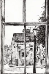 Blick vom Old Hall Hotel Buxton, 2009